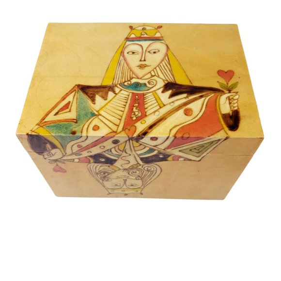 Anhuri Gift King Queen of Hearts Desk Organizer Se - Picture 6 of 11